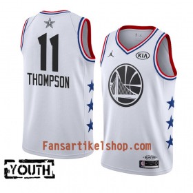 Golden State Warriors Trikot Klay Thompson 11 2019 All-Star Jordan Brand Weiß Swingman - Kinder
